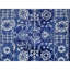 Tapis de couloir bleu en laine et soie noué à la main 2 pi 7 po x 11 pi 10 po 20AFD209186148E6ABC56F5F2887F1DC
