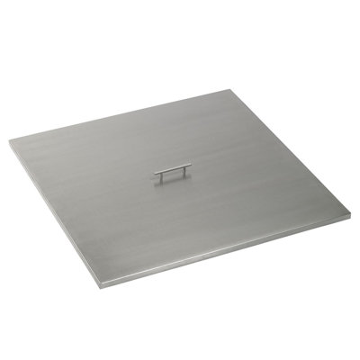 Square Stainless Steel Fire Pit Lid