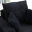 Chaise rembourrée avec repose-pieds Abegale-1025926513
