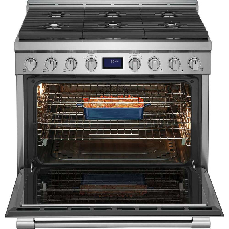 Frigidaire Professional 36" Front Control Freestanding Gas Range