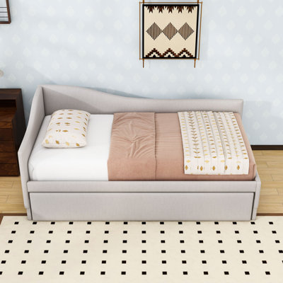 Upholstered Daybed with Trundle