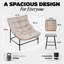 Set of 3 Ouseman lounge chairs with cushions