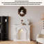 Armoire décorative de style ambiant rétro français de style crème
