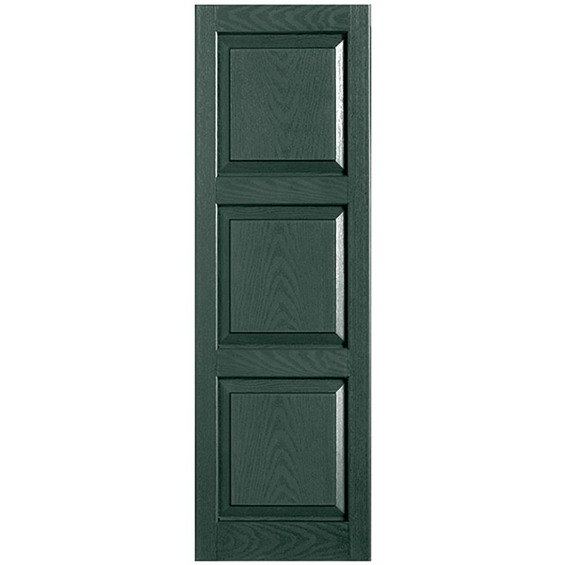 Paire de volets sur mesure en vinyle, 39 po, 18 po, Pin