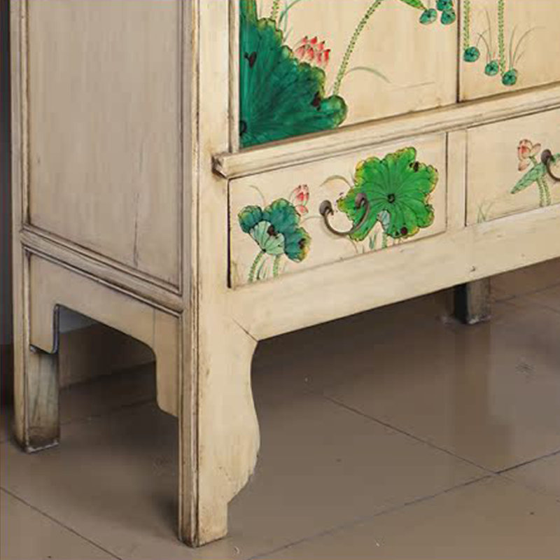 Console en bois d'orme massif
