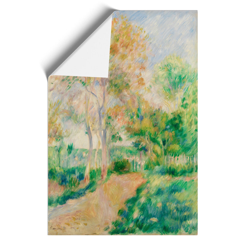 Autumn Landscape by Pierre Auguste Renoir - Frameless Print, 59cm H x 42cm W x 0.1cm D
