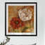 Duo de fleurs I - Estampe botanique vintage, encadrée sous verre et sous passe-partout, décoration murale pour salon et salle à manger-1353275489