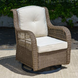 Rio Vista Swivel Premium All-Weather Wicker Outdoor Lounge Chair
