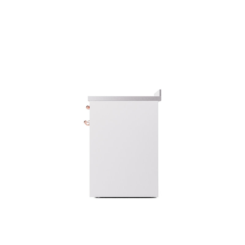 ILVE Nostalgie II 30 in Induction Range, White/Copper