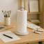 White Marble 12.5" Paper Towel Holder