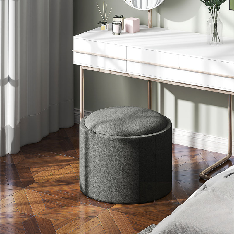 Table de bout ronde avec plateau rabattable