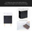 21.6" Bathroom Vanity, Combo Cabinet, Bathroom Storage Cabinet, Single Ceramic Sink-1974818551