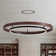 Reiser Dimmable 1-Light LED Chandelier with Remote Control