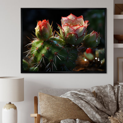 " Green Red Cactus Field "