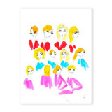 'Blondes' Framed Print Wall Art