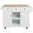 Kitchen Cart With Rubber Wood Drop-Leaf Countertop-868666011