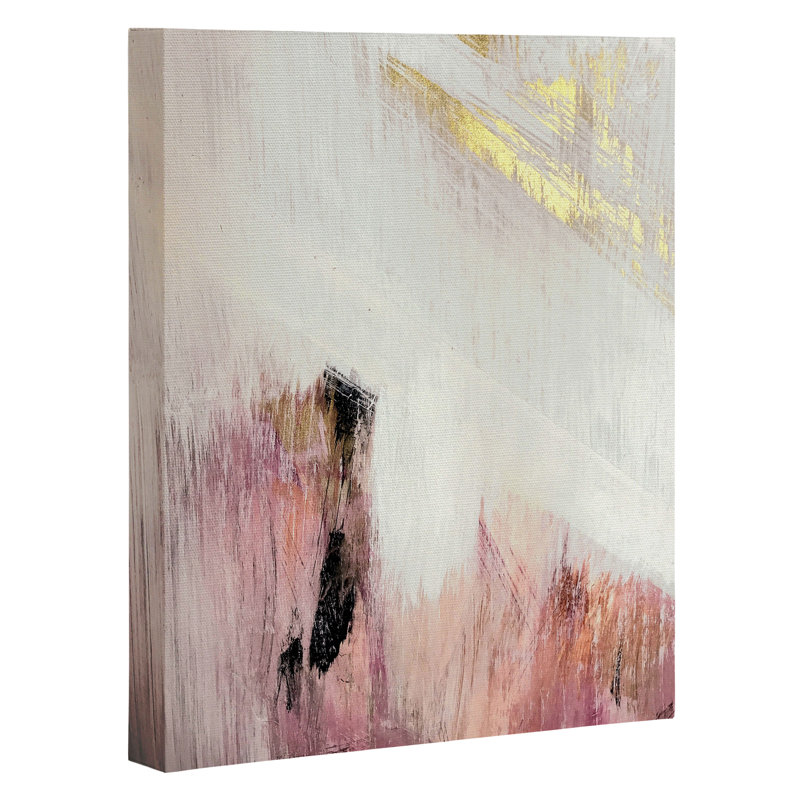 « Sunrise 2 »-impression d’art graphique, H 10 po x l 8 po x P 2 po, Toile tendue, Pas de tapis