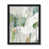 Toile flottante noire avec cadre flottant