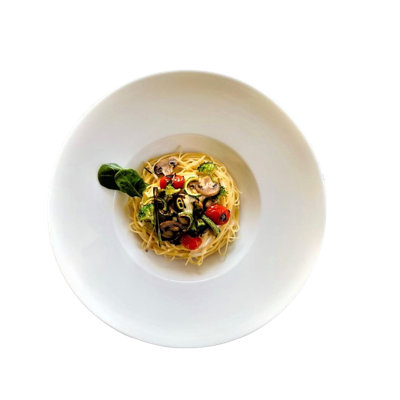 Special Pasta Plate 2-piece 12-inch/vitrex-crown.