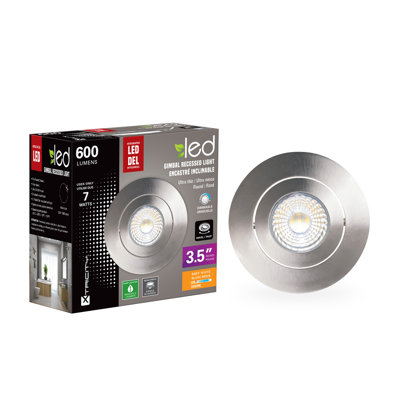 4.7" LED Slim Profile Recessed Lighting Kit