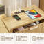 Table de chevet à 3 tiroirs de 23,6 po de large avec prises, organisateur de rangement pour garde-robe en bois cannelé