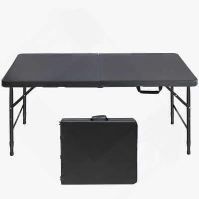 Table pliante portative 4 pi 4 po poids pliable intérieur et extérieur 135 kg