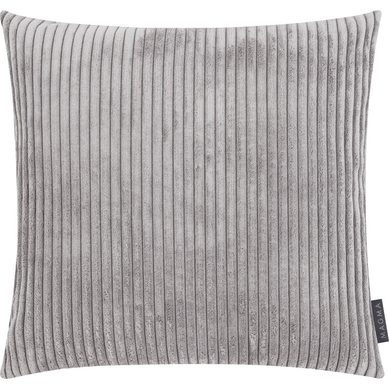 Shara Corduroy Throw Pillow Set of 2, 20"H x 20"W, Grey
