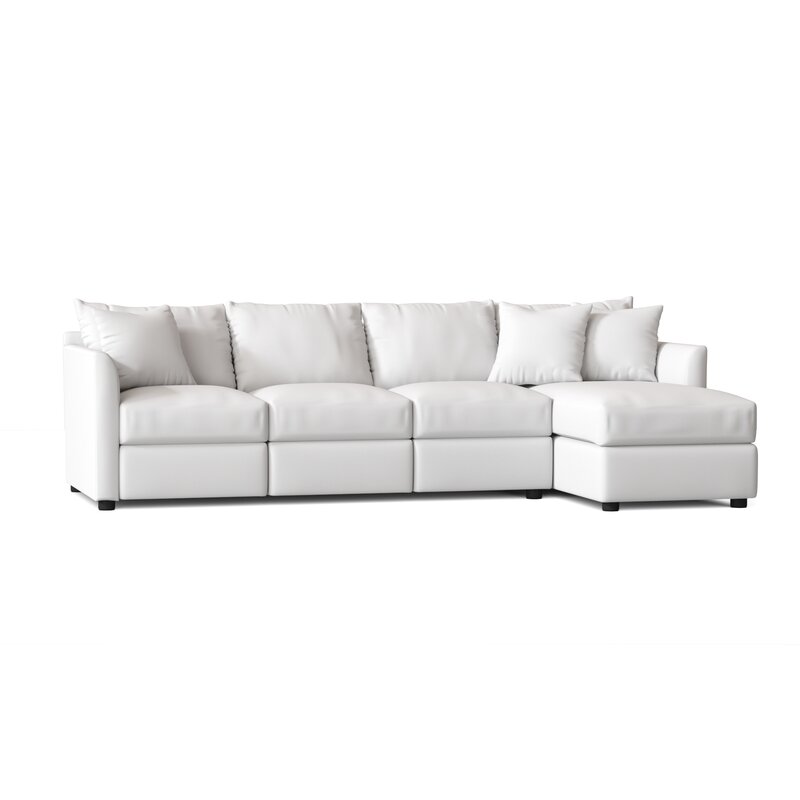 Cecelia 2 - Piece Upholstered Chaise L-Sectional & Reviews | Joss & Main