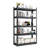 72"h Heavy Duty Shelves, 2000lbs Capacity Metal, Adjustable For Garage, Black Metal Shelving Storage, Capacity,