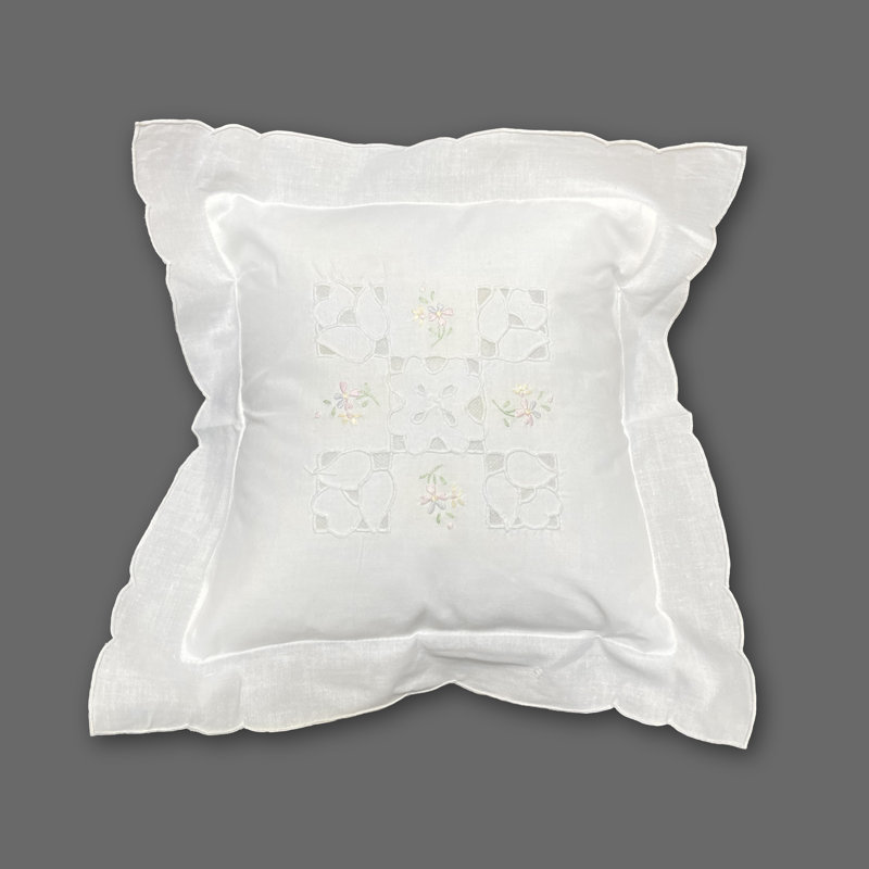 Clara Cutwork Embroidered 2-Piece Pillow Set