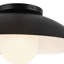 Umbra 14-in Black Semi-Flush Mount-2092125828
