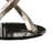 Tria Round Glass Top Metal Base Dining Table