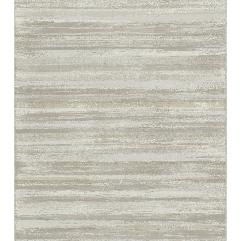Pemberville 306.32m x 53cm Textured Wallpaper Roll, Beige