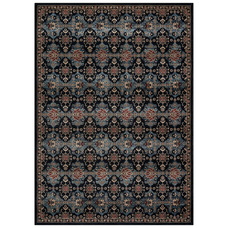 Area Rugs Living Room Washable Vintage Rug Neutral Non-Slip Soft Stain Resistant Indoor Carpet for Bedroom Nursery Dining Room