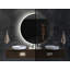 Round Mirror With Lighting  LED – Cool White - Illuminated Glamour Mirror For Bathroom & Living Room-1359802747