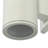 1-Light White Minimalist Wall Sconce