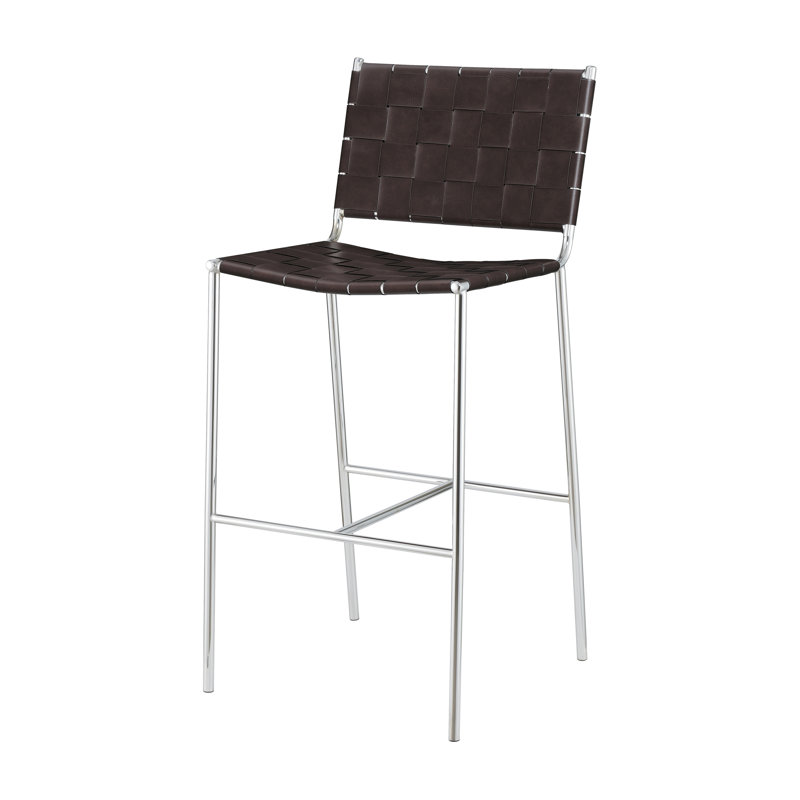 Tabouret avec repose-pieds Armagan, Tabouret de bar (siège d'une hauteur de 29 po)