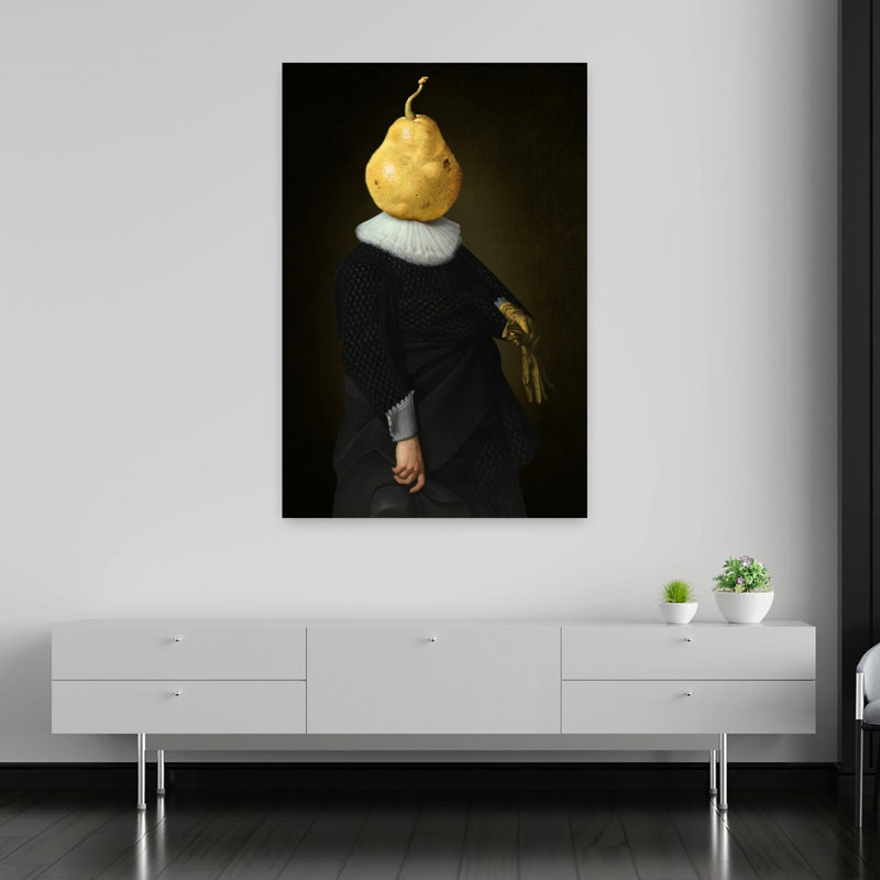 Art contemporain contemporain sur bois, H 60 po x l 40 po