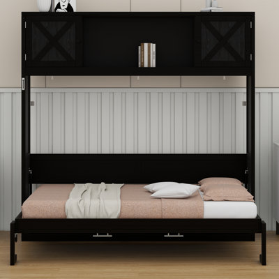 Murphy Bed With Storage Cabinets
