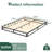 Galatia 6.3'' Low Profile Bed Frame with Wood Slats No Box Spring Needed-294283431
