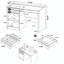 Maxim Cappuccino 2-drawer Computer Desk