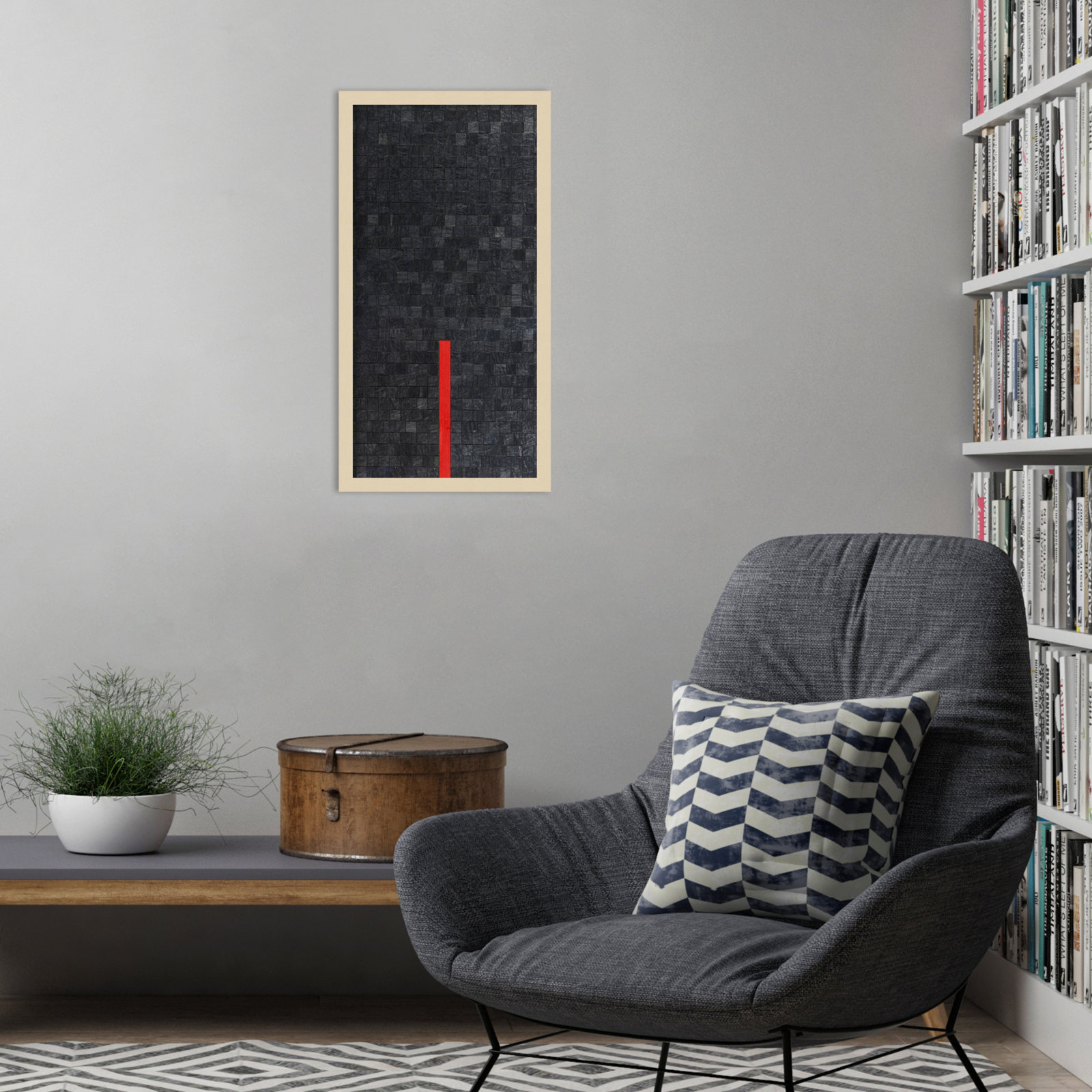 Close by Alex Dunn, 25" H x 13" W, Brown