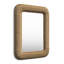 Cal Solid Wood Rectangle Wall Mirror