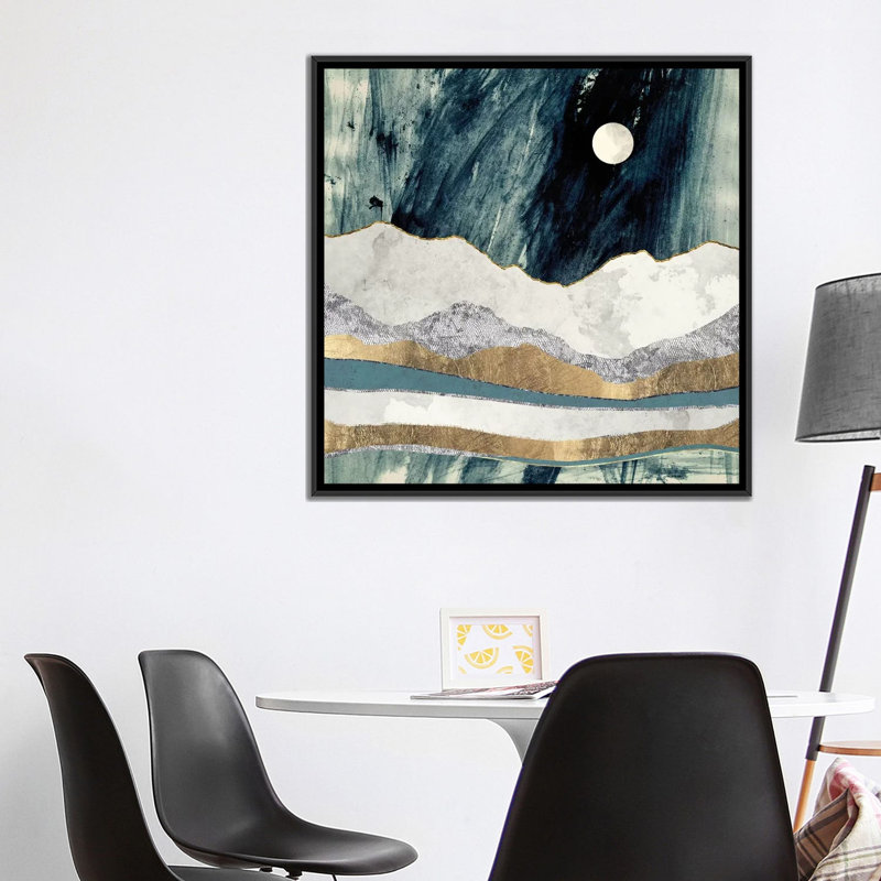 «Bold Sky», reproduction d'art, Toile avec cadre noir, Aucun mat, H 37 po x l 37 po x P 1,5 po