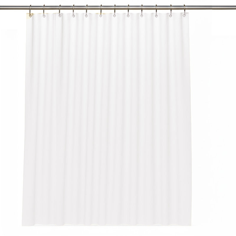 Doublure de rideau de douche simple Dareios PEVA, Blanc, H 72 po x l 36 po