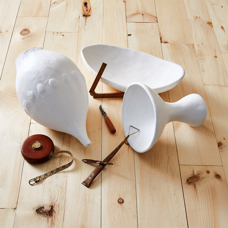 Bol moderne blanc plâtre Modernist