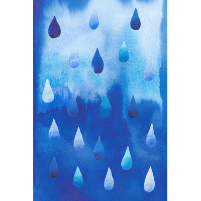 Drip Drop I by Alicia Ludwig - Wrapped Canvas Painting