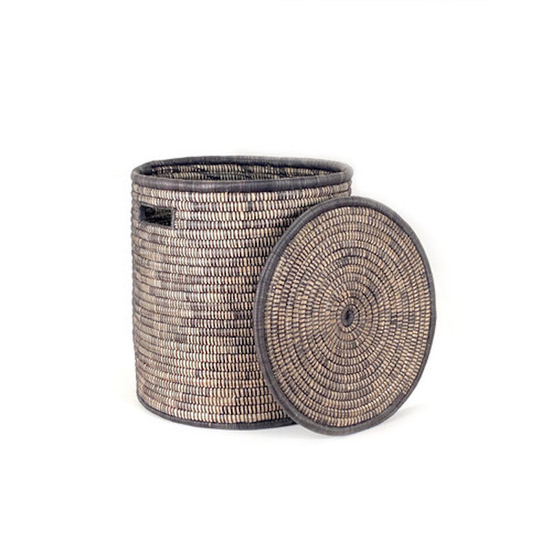 Panier malawite, Noir, H 17,5 po x l 16 po x P 16 po