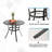 Alyah 4 - Person Patio Dining Set with Round Table