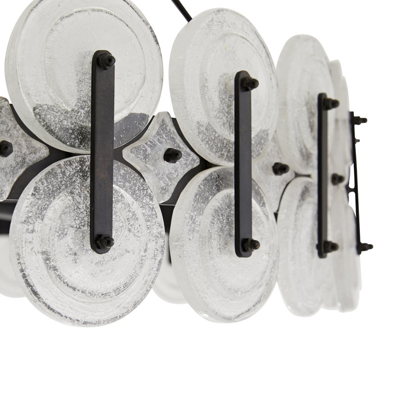 Laura Kirar Rondelle 8 - Light Unique / Statement Drum Chandelier